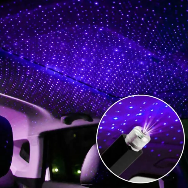 led سقف السيارة