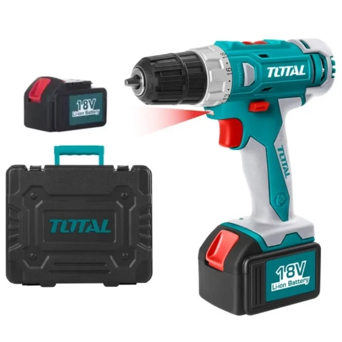 TOTAL – Li-ion Cordless Drill 18V