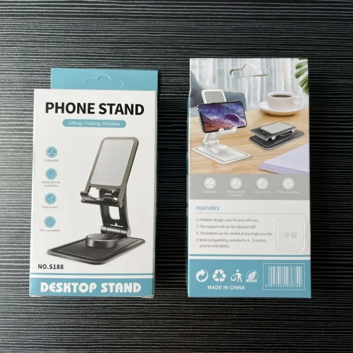 ⁦حامل سطح المكتب قابل للدوران 360 درجة  360Degree Rotatable Desktop Holder Stand⁩ - الصورة ⁦3⁩