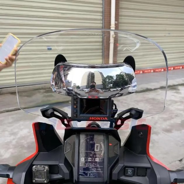 مرآة الرؤية الخلفية البانورامية للدراجات النارية