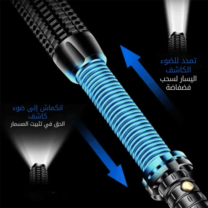 ⁦التلسكوب مصباح يدوي LED⁩ - الصورة ⁦3⁩