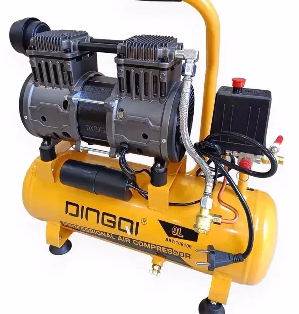 كمبرسور هواء صامت 9 لتر Compresseur 9L silencieux DINGQi