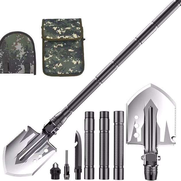 🪖 مجرفة التخييم العسكرية 🛠️