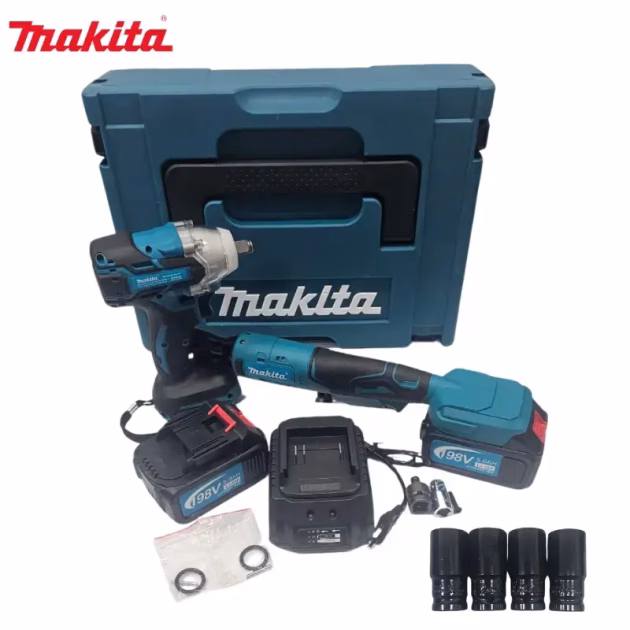 Pack de 2 Clés à Choc Makita 300 N.m avec 2 Batteries 198V