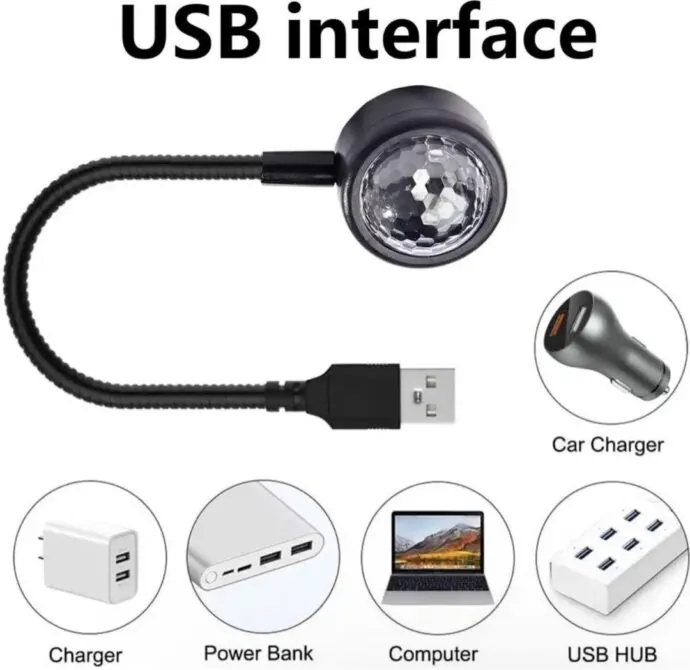 ⁦جهاز عرض  Projecteur USB LED⁩ - الصورة ⁦9⁩